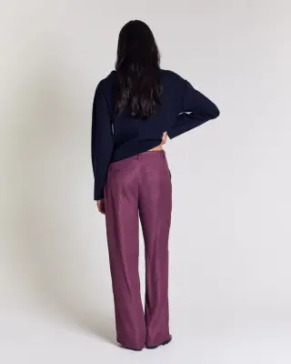 Pantalon Ferdinand prune — photo 5