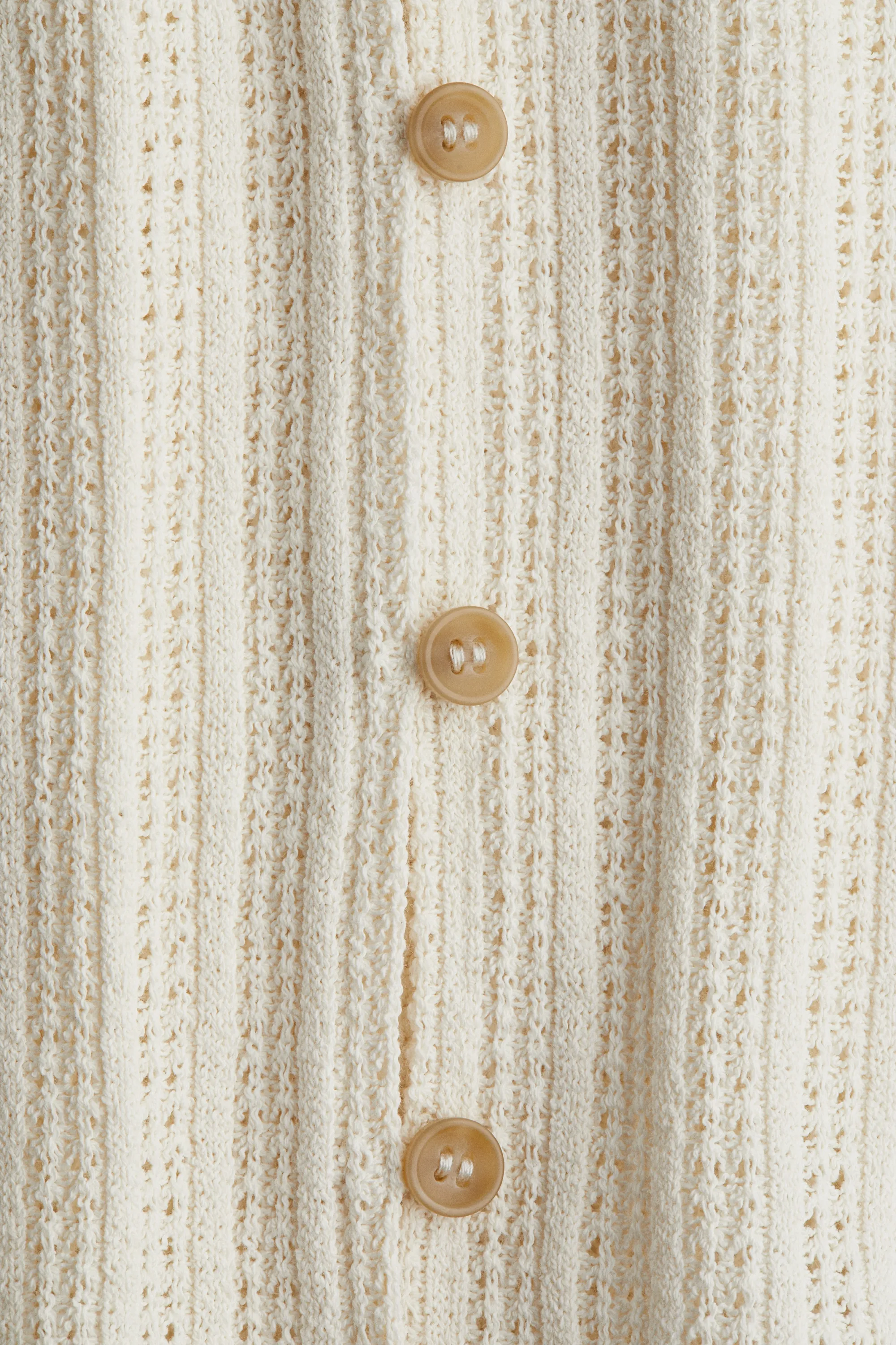 Gilet sans manches en jersey texturé - Crème
