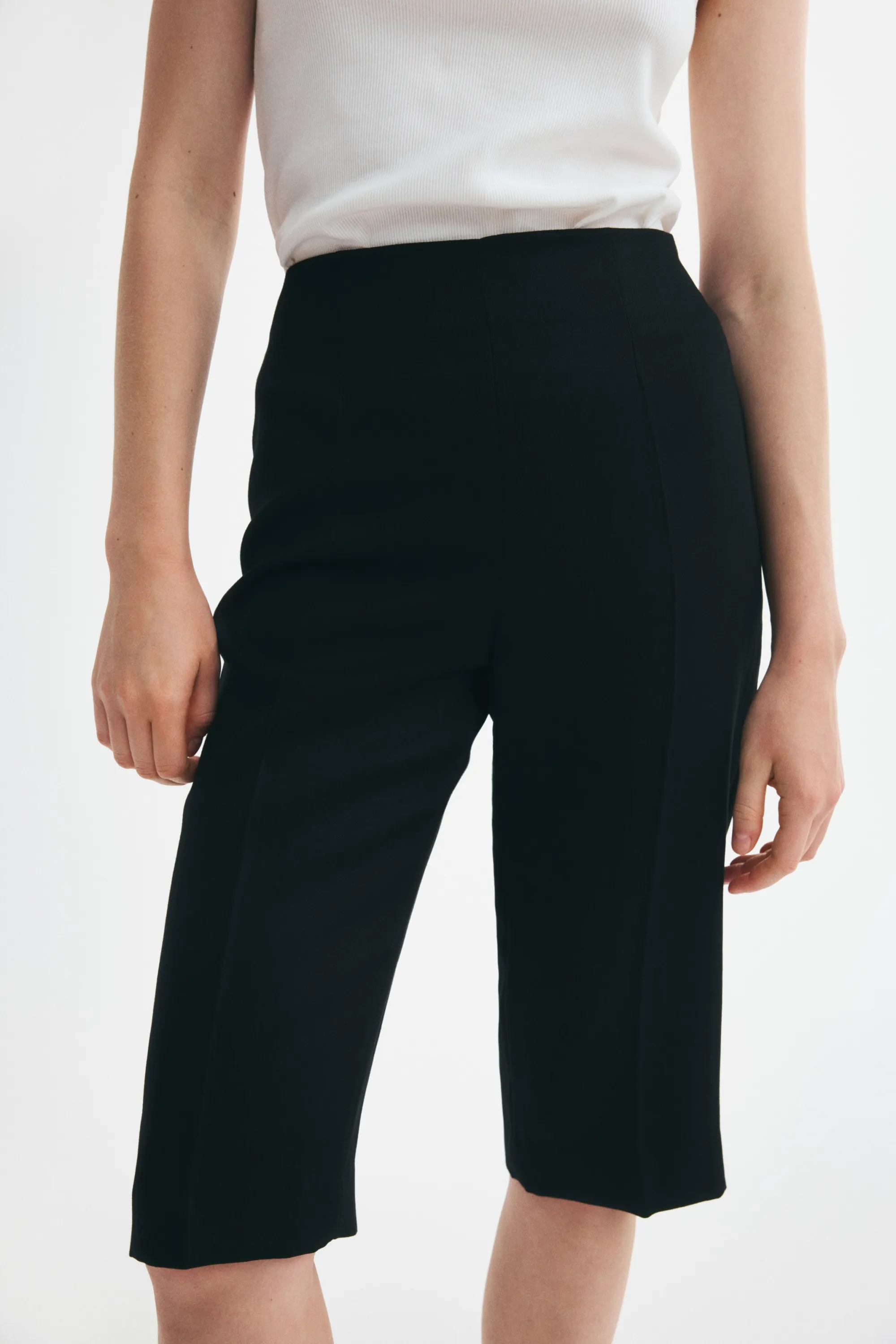 Pantalon Capri chic - Noir