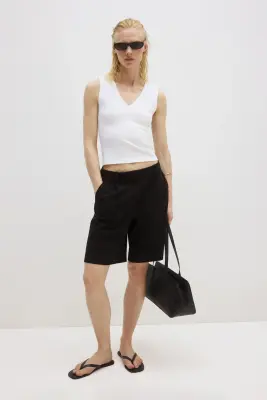 Débardeur côtelé Cooling Slim Fit - Blanc — photo 1