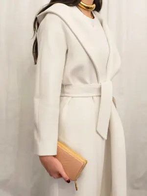 Sac boîte de soirée clutch en python beige rosé et fermoir doré Prix boutique 2400€ — photo 4