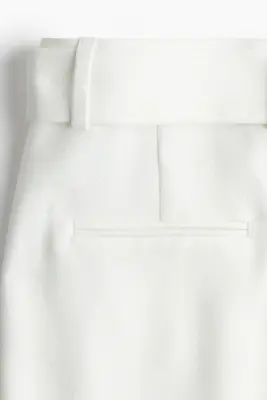 Pantalon chic à jambes larges - Blanc — photo 2