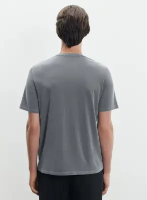 T-shirt en coton organique et élasthanne — photo 2
