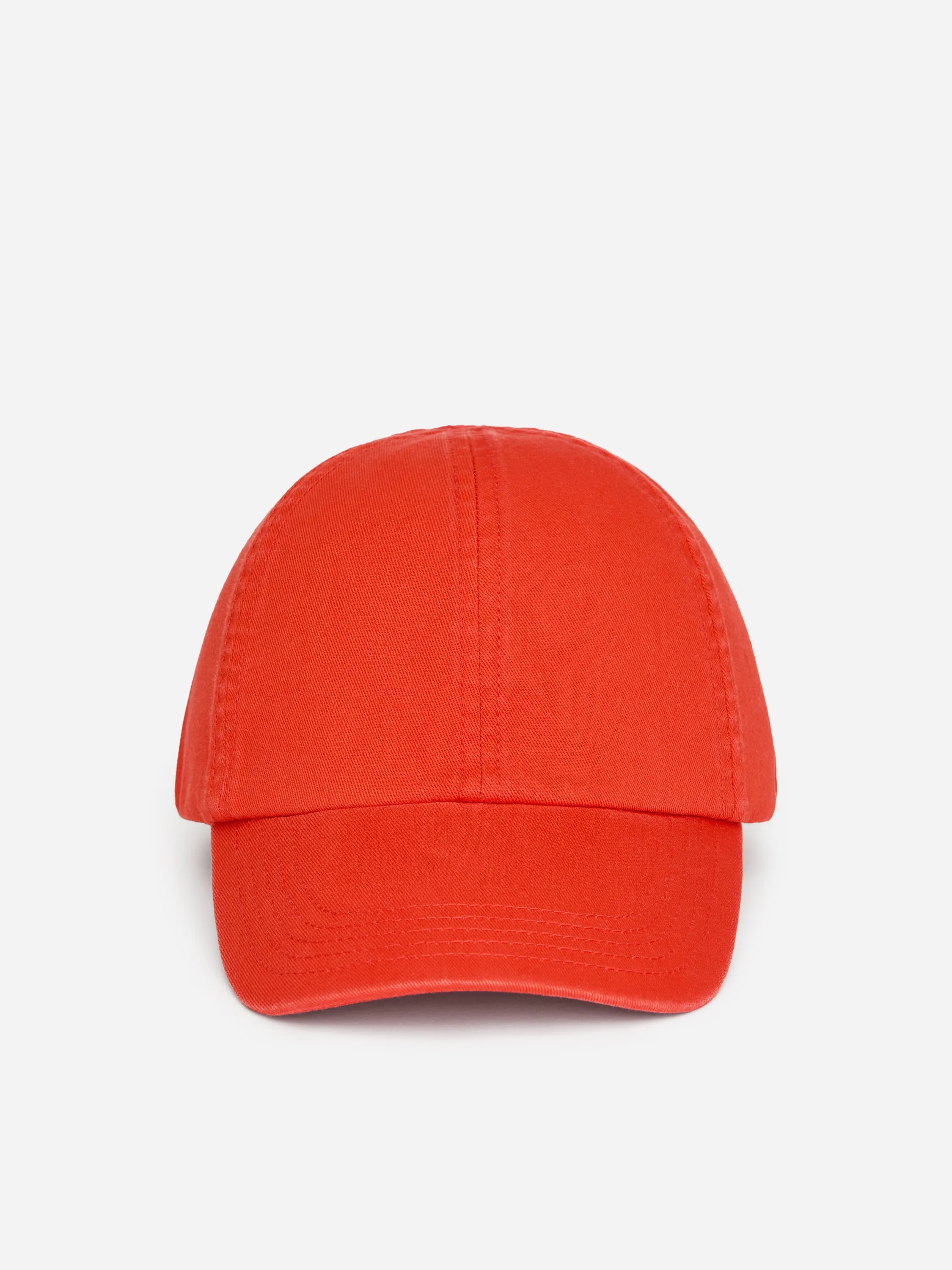 Casquette en coton lavé - Rouge vif