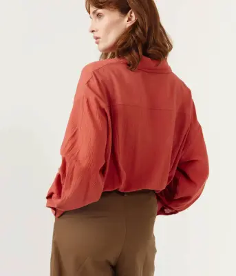 Artlove – Chemise Yerina Terracotta — photo 4