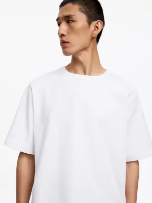 T-shirt oversize 270 GSM - Blanc — photo 4