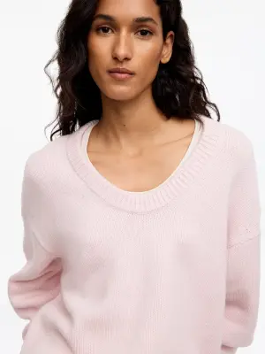 Pull décontracté en laine - Rose — photo 3