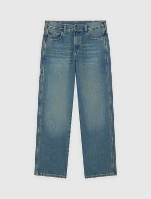 Pantalon Dickies 958 Baggy tapered work jean – Khaki tinted Blue — photo 1