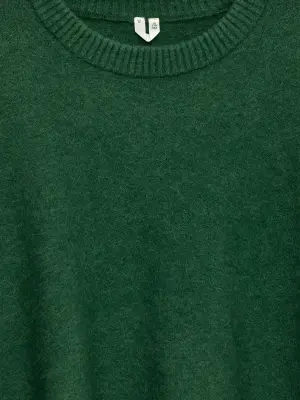 Pull en mélange de laine et d'alpaga - Vert — photo 3