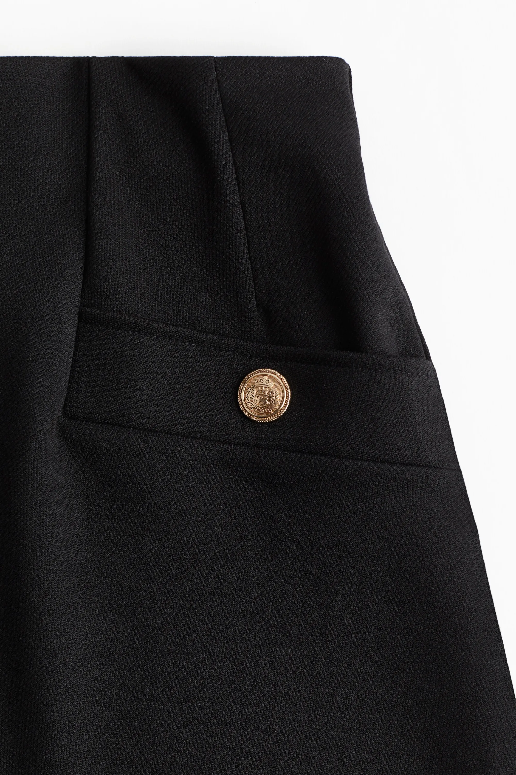 Short en interlock - Noir