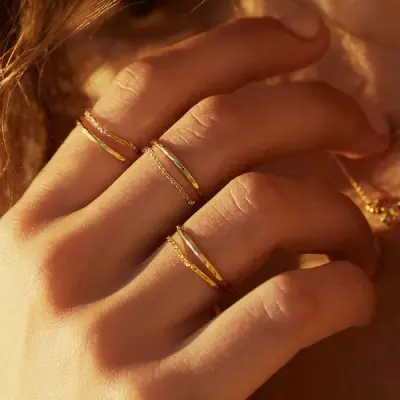 Bague Promesse double – BDM Studio — photo 3