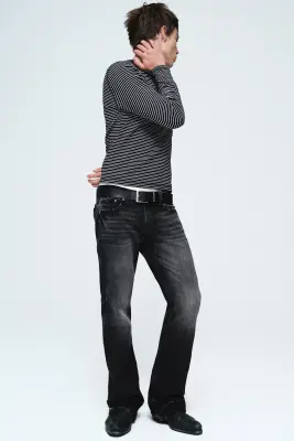 Jean bootcut standard taille basse Sky - Empire Black - Noir — photo 1