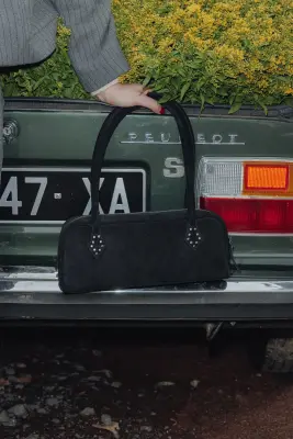 Sac baguette en cuir Femme — photo 2