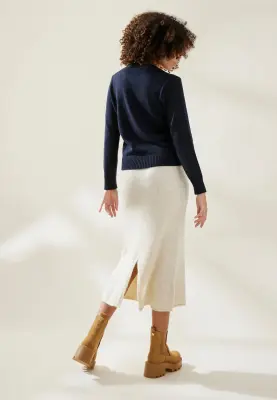 Le pull classique - Bleu électrique — photo 5