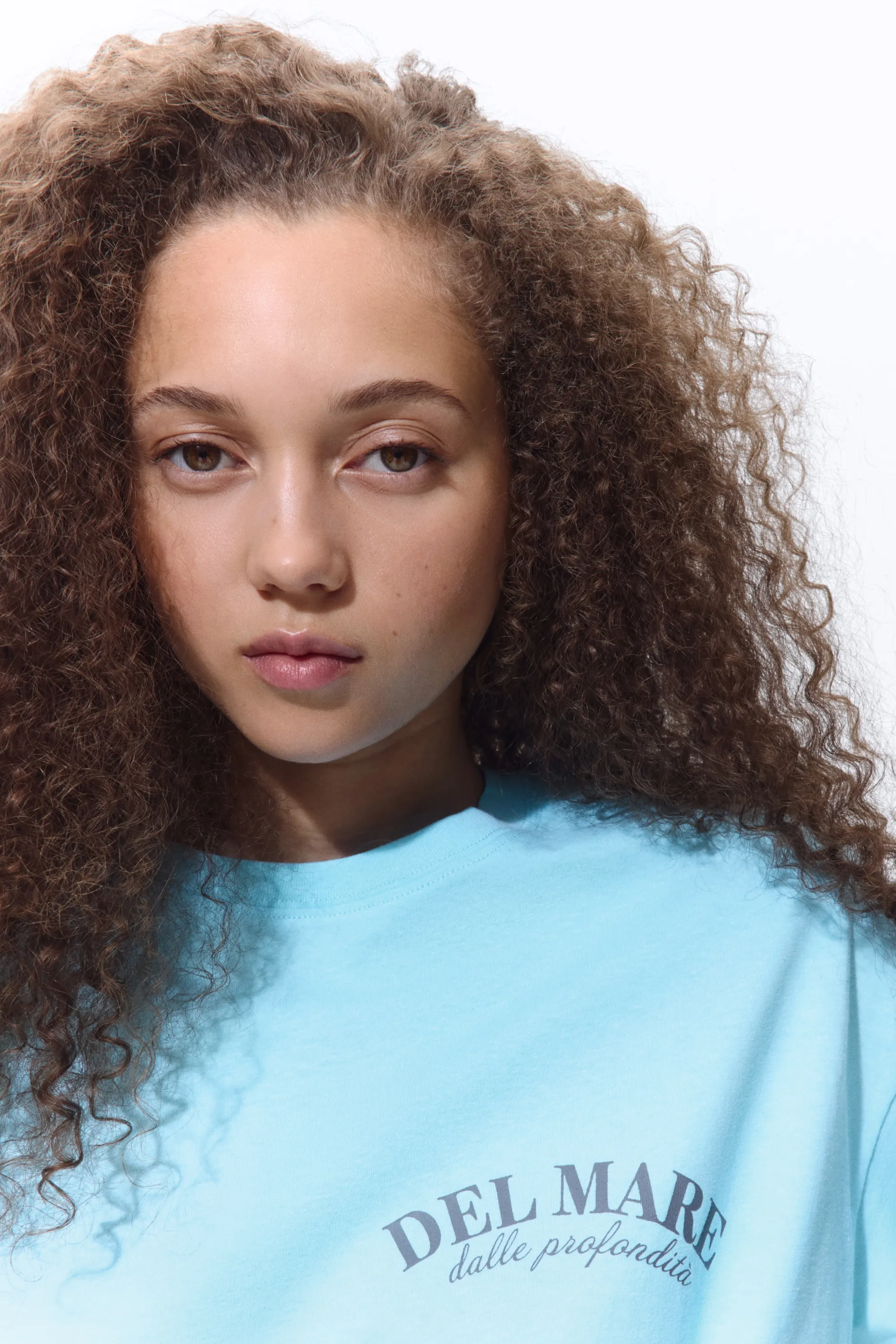 T-shirt oversize imprimé - Turquoise clair/Del Mare