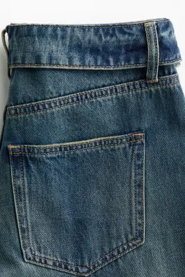 Barrel Regular Waist Jeans - Bleu denim — photo 2