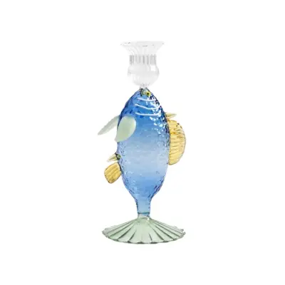 Bougeoir Poisson Bleu — photo 1