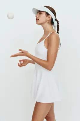 Robe de tennis SoftMove™ - Blanc — photo 3