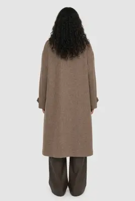 Manteau Myrtle Warm taupe — photo 3