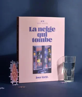 Puzzle 1000 pièces La neige qui tombe – Jour Férié — photo 1