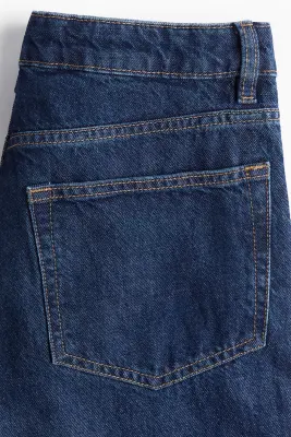 Baggy Wide Low Jeans - Bleu denim foncé — photo 1