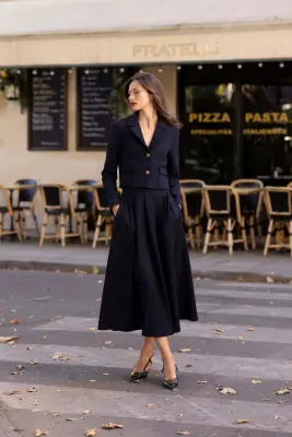Madeline Skirt - Navy — photo 2