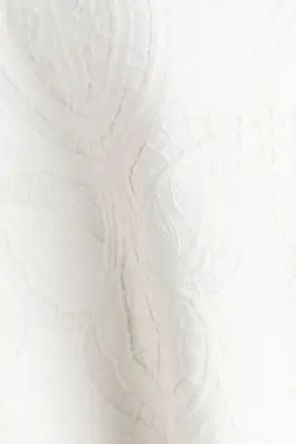 Robe bandeau brodée - Blanc — photo 4