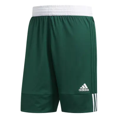 ADIDAS SHORT REVERSIBLE Vert Blanc — photo 2