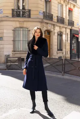 Angelina Faux Fur Coat — photo 3