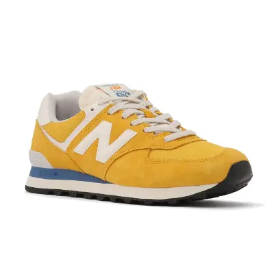 NEW BALANCE 574 Jaune — photo 5