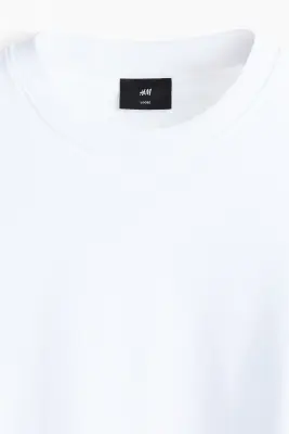 T-shirt Oversized Fit - Blanc — photo 3