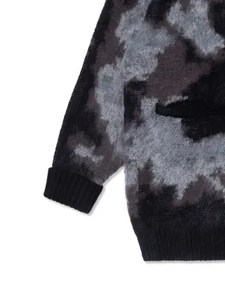 Blurry Jaquard Cardigan Black — photo 5