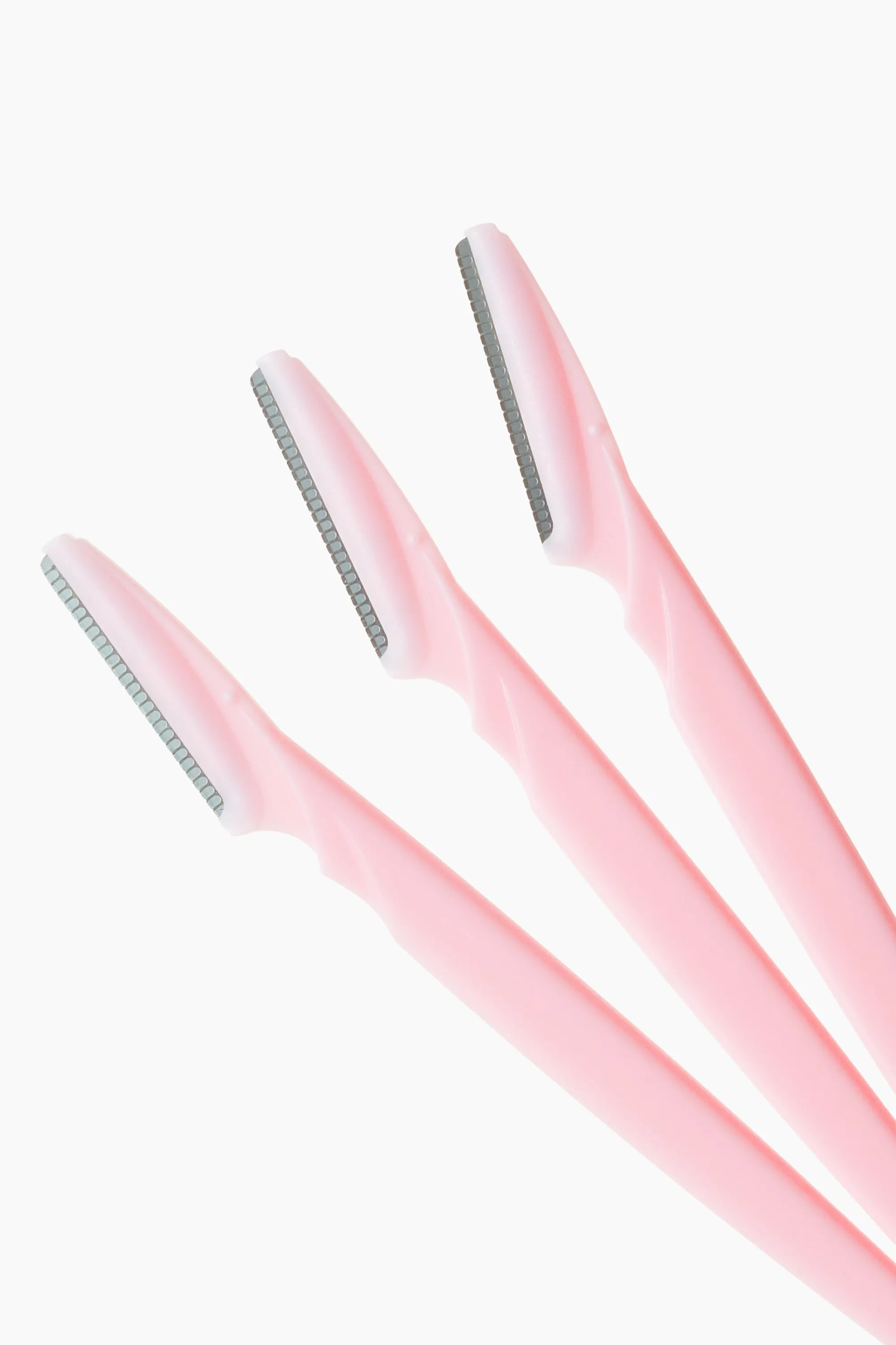 Lot de 3 rasoirs à sourcils - Rose