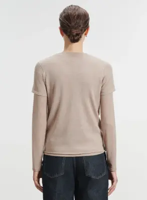 T-shirt en cachemire — photo 2