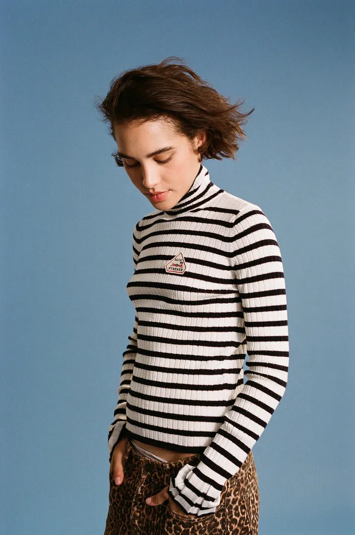 Pull Anouk rayures marine et écru Balzac Paris x Pyrenex
