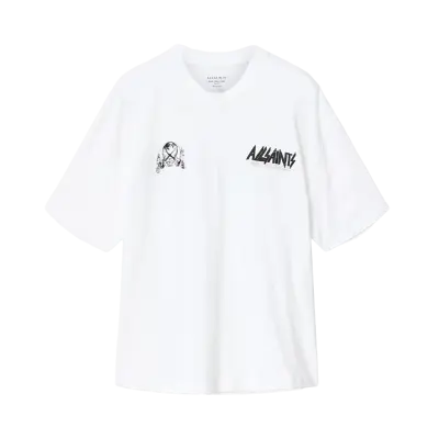 ALLSAINTS Chromium T-Shirt Ashen White — photo 1