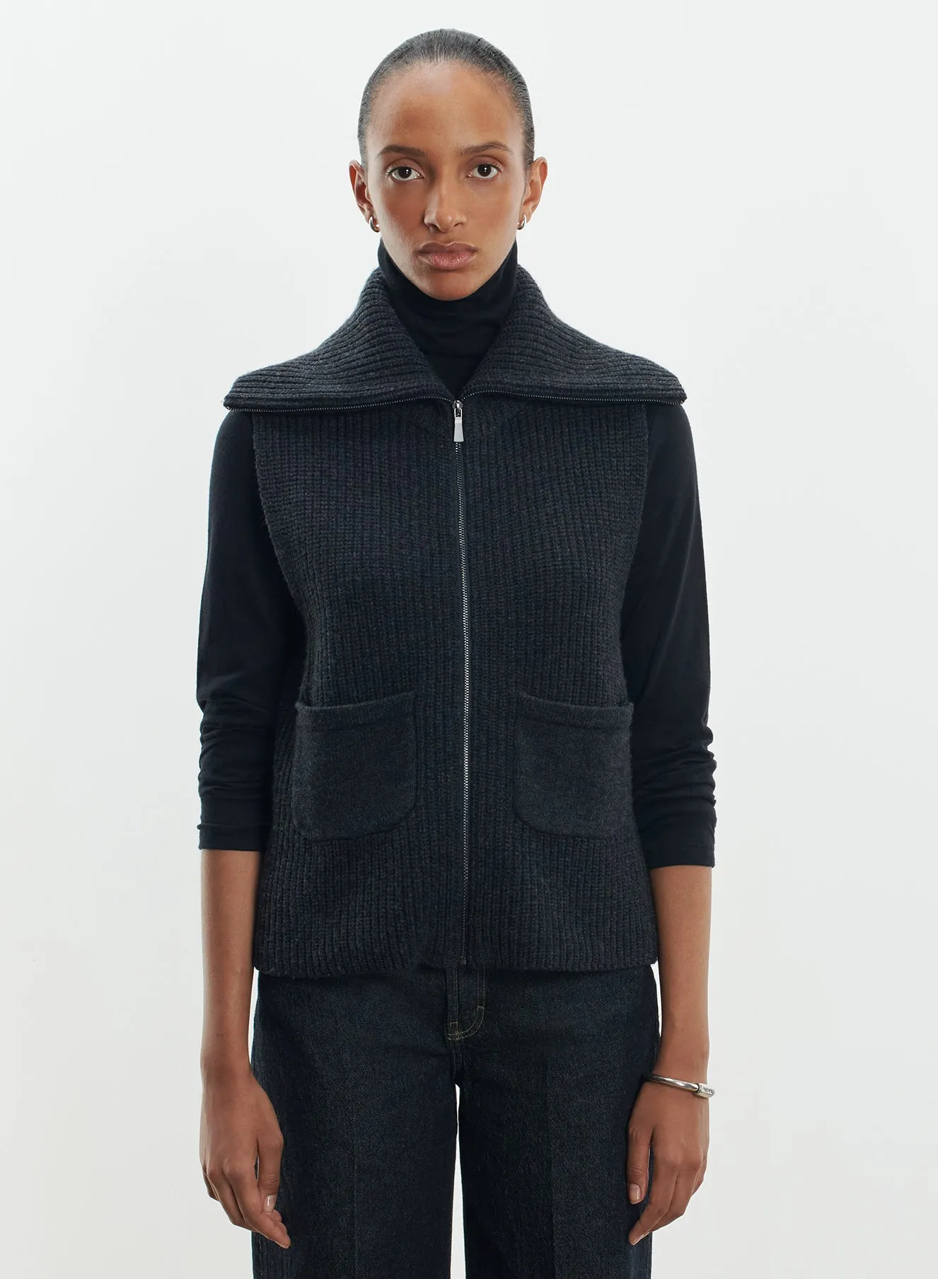 Gilet en laine mérinos
