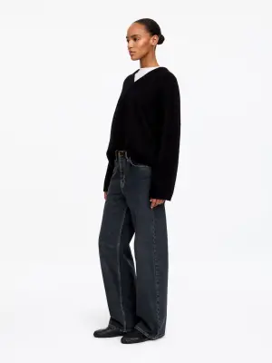 Jean ample CORAL - Bleu foncé — photo 3