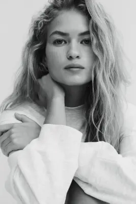 Robe en molleton - Gris clair chiné — photo 1