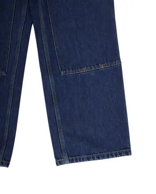 Double Knee Pant Blue Stone Washed — photo 4