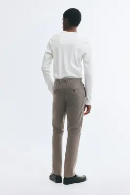 Pantalon chic Slim Fit - Taupe — photo 2