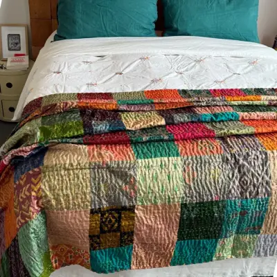 Plaid Patchwork Soie 2 — photo 1
