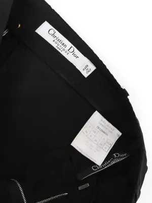Pantalon court slim fit en coton noir Prix boutique 1200€ Taille 36 — photo 3