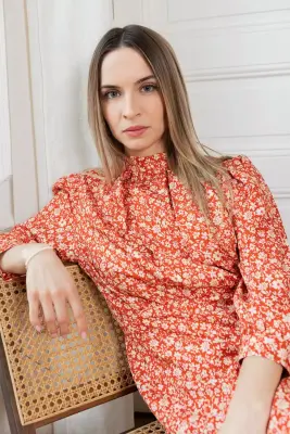 Robe Sabrina - fleuri — photo 2