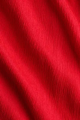 Robe smockée à bretelles fines - Rouge — photo 3