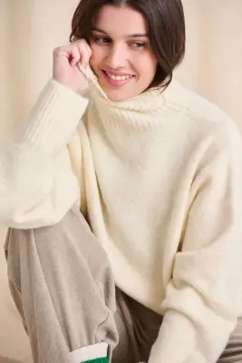 Pull Malo blanc – Laure + Max — photo 1