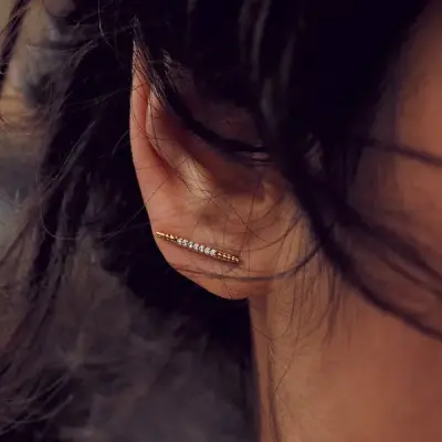 Boucles d’oreilles Imaï Swarovski – BDM Studio — photo 2