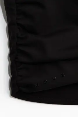 Débardeur avec détail torsadé SoftMove™ - Noir — photo 2