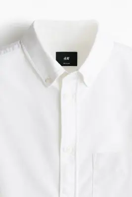 Chemise Oxford Regular Fit - Blanc — photo 5