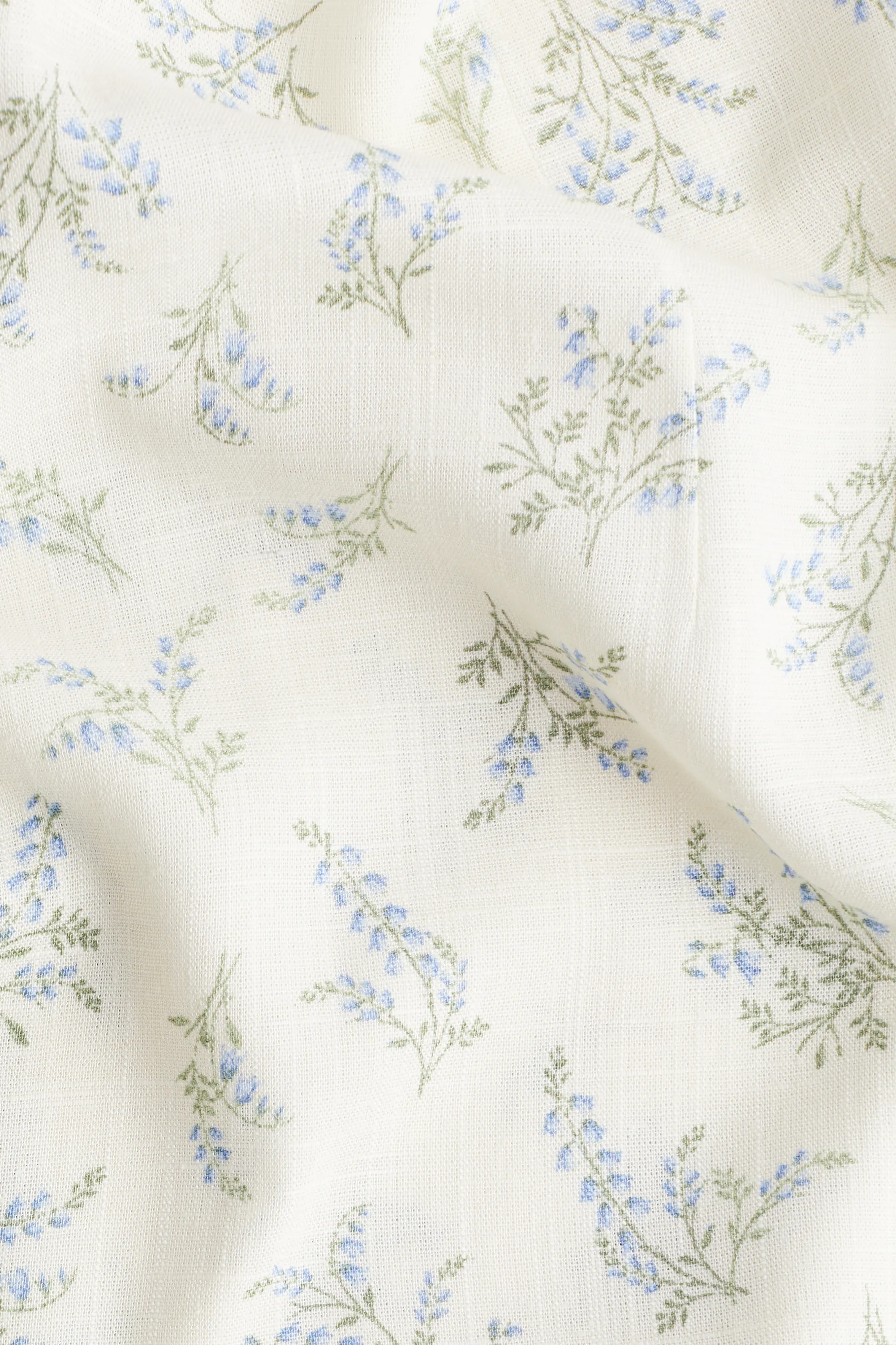Robe maxi avec détail à nouer - Crème/fleuri